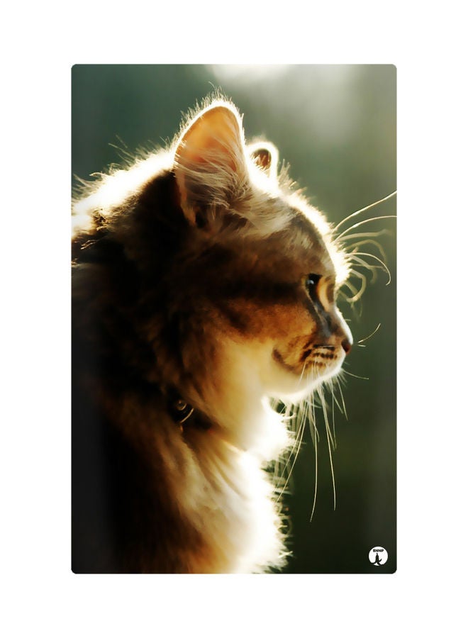 مغناطيس لتزيين الثلاجة مزين بطبعات متعدد الألوان 8.5سم