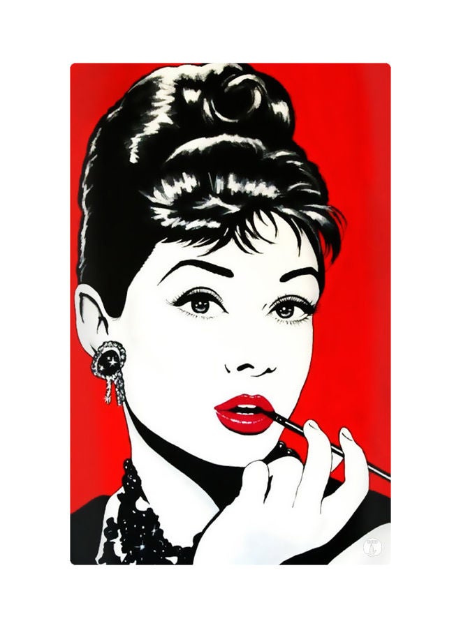 بي بي لوحات مغناطيسة للثلاجة بطبعة رسومات أحمر / أسود / أبيض 8.5x0.4x5.5سم