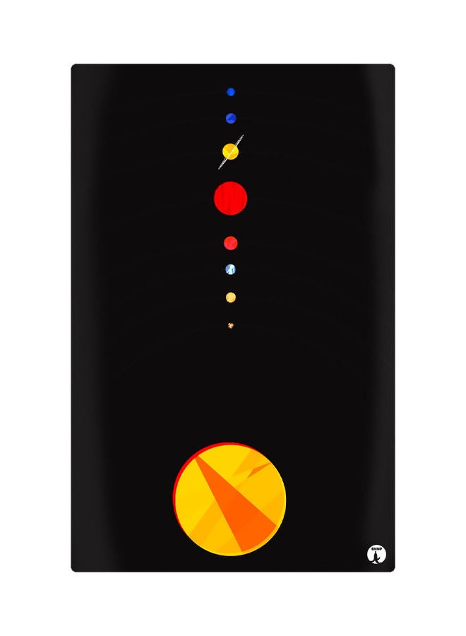 لوحات مغناطيسة للثلاجة بطبعة رسومات متعدد الألوان 8.5x0.4x5.5سم