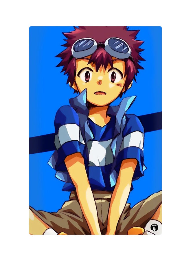 مغناطيس لتزيين الثلاجة مزين بطبعات متعدد الألوان 8.5سم