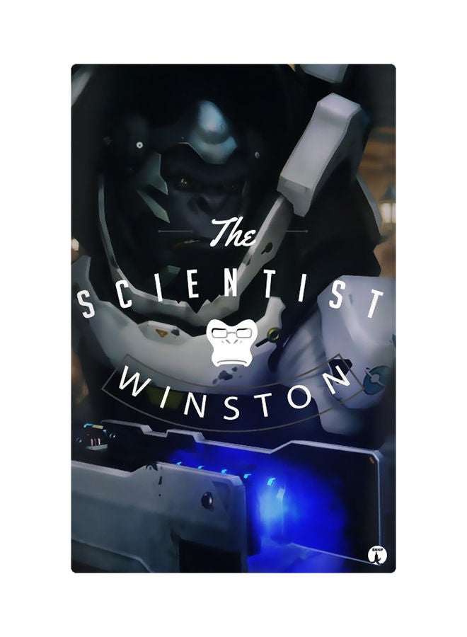 مغناطيس لتزيين الثلاجة مزين بطبعات متعدد الألوان 8.5سم