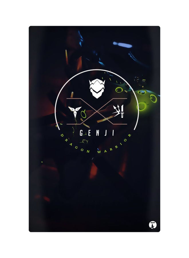 مغناطيس لتزيين الثلاجة مزين بطبعات متعدد الألوان 8.5سم