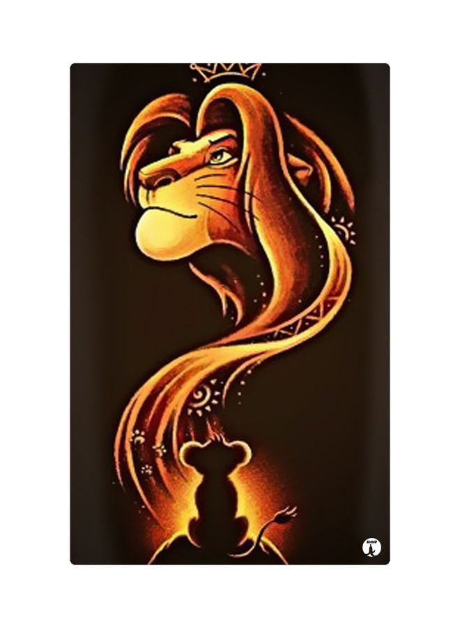 بي بي لوحات مغناطيسة للثلاجة بطبعة رسومات بني/برتقالي 8.5x0.4x5.5سم