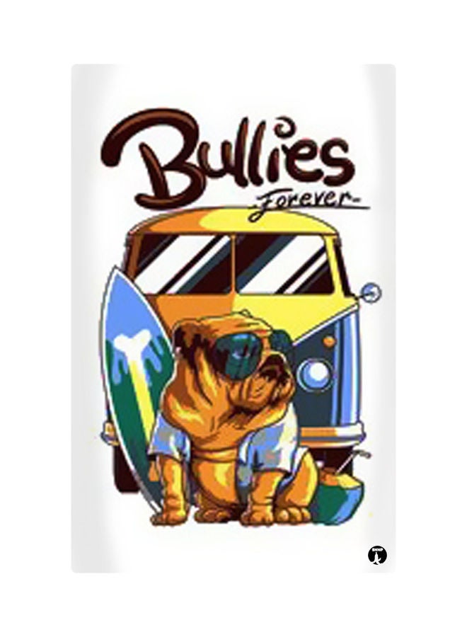 Printed Fridge Magnet Multicolour 8.5x0.4x5.5cm