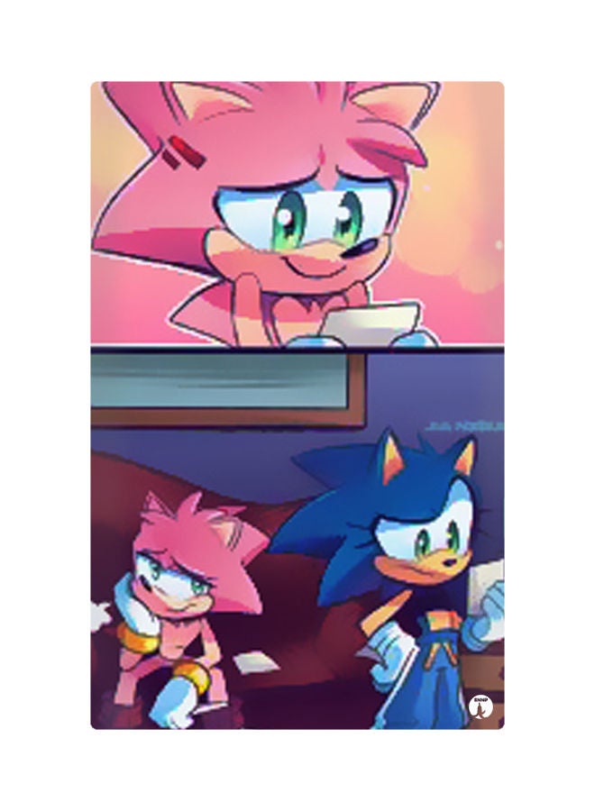 بي بي لوحات مغناطيسة للثلاجة بطبعة رسومات متعدد الألوان 8.5x0.4x5.5سم