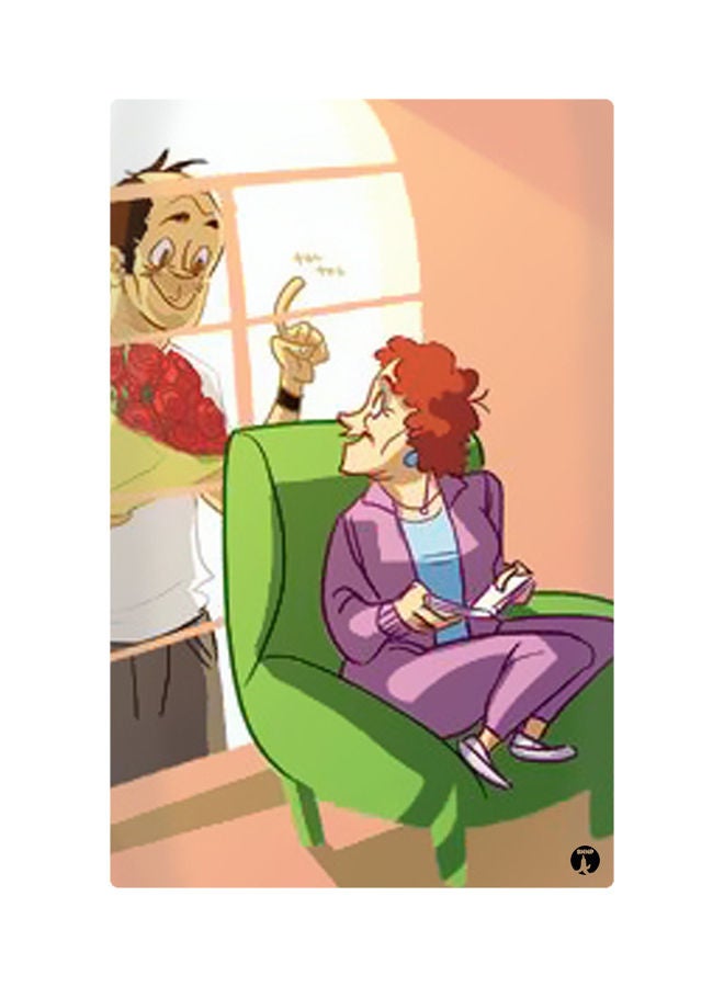 لوحات مغناطيسة للثلاجة بطبعة رسومات متعدد الألوان 8.5x0.4x5.5سم