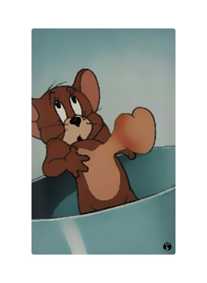 Printed Fridge Magnet Brown/Blue 8.5x0.4x5.5cm