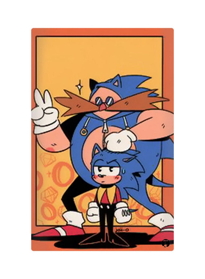 بي بي لوحات مغناطيسة للثلاجة بطبعة رسومات متعدد الألوان 8.5x0.4x5.5سم