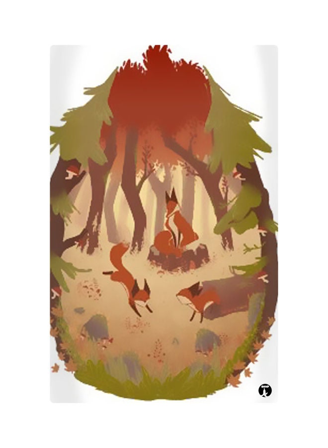 Printed Fridge Magnet Multicolour 8.5x0.4x5.5cm