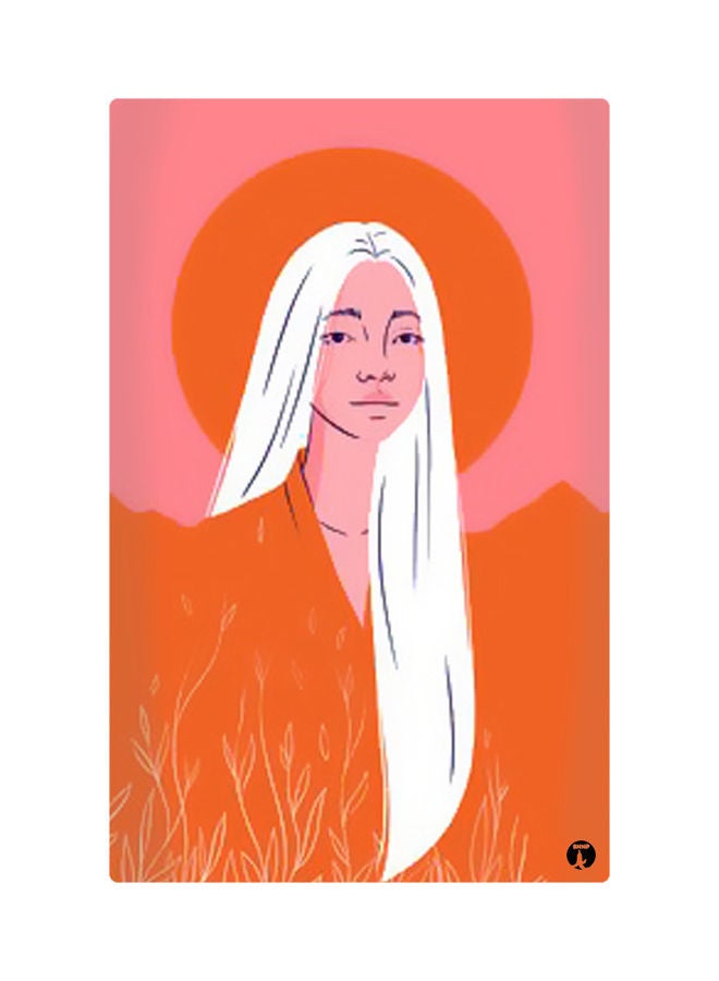 بي بي لوحات مغناطيسة للثلاجة بطبعة رسومات برتقالي / وردي / أبيض 8.5x0.4x5.5سم