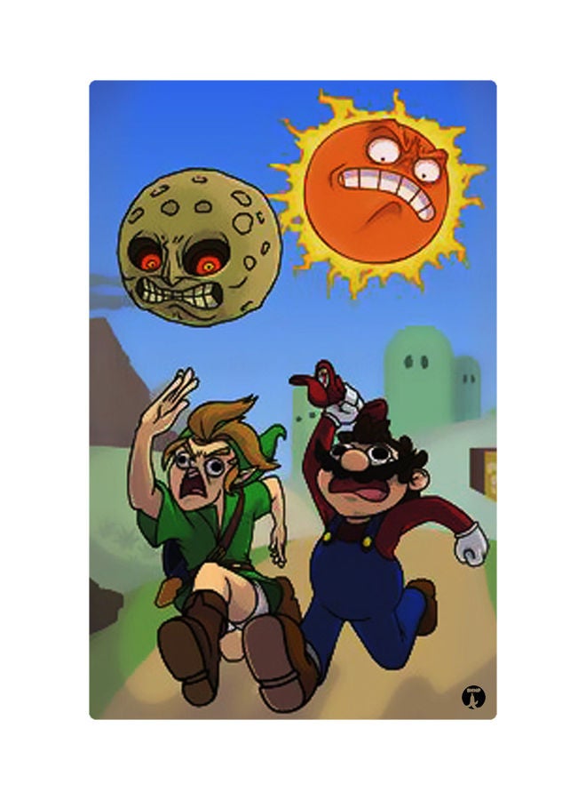 بي بي لوحات مغناطيسة للثلاجة بطبعة رسومات متعدد الألوان 8.5x0.4x5.5سم