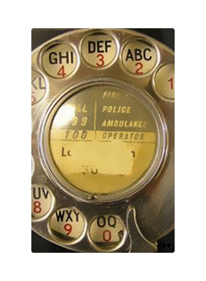 Printed Fridge Magnet Multicolour 8.5x0.4x5.5cm