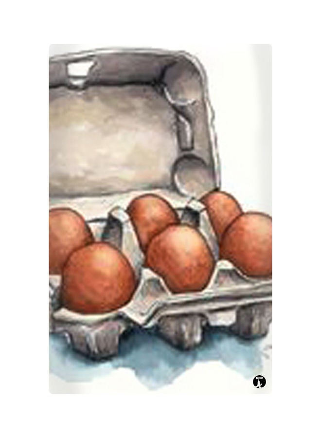 Printed Fridge Magnet Multicolour 8.5x0.4x5.5cm