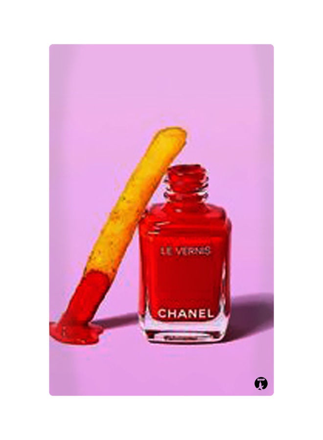 Printed Fridge Magnet Multicolour 8.5x0.4x5.5cm