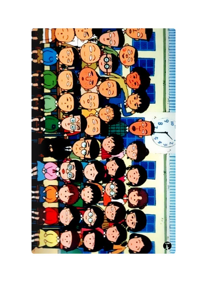 بي بي مغناطيس لتزيين الثلاجة مزين بطبعات وردي / بنفسجي / أصفر 8.5سم