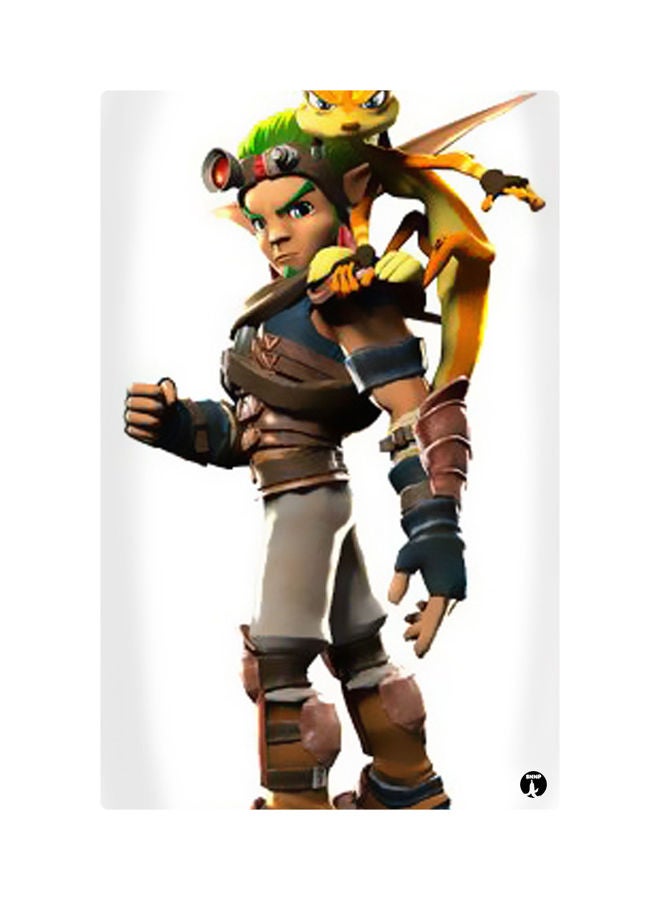 مغناطيس لتزيين الثلاجة مزين بطبعات وردي / بنفسجي / أصفر 8.5سم