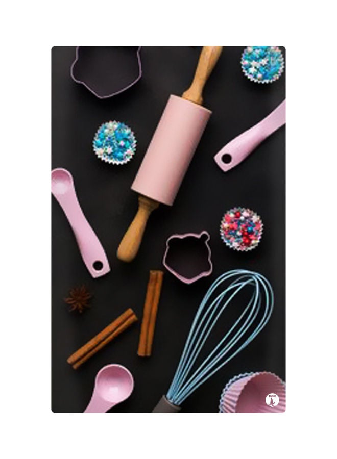 Printed Fridge Magnet Multicolour 8.5x0.4x5.5cm