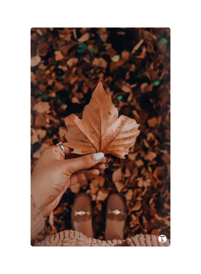 Printed Fridge Magnet Multicolour 8.5x0.4x5.5cm