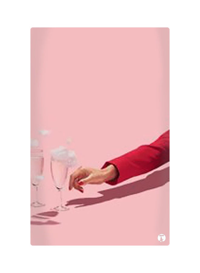 BP Printed Fridge Magnet Pink/Red 8.5x0.4x5.5cm