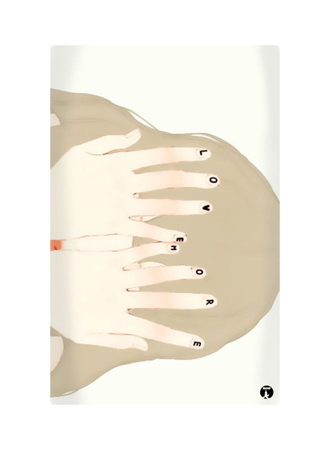 مغناطيس لتزيين الثلاجة مزين بطبعات وردي / بنفسجي / أصفر 8.5سم