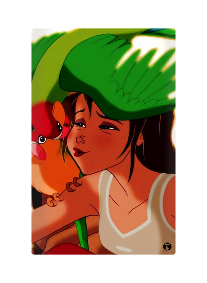 مغناطيس لتزيين الثلاجة مزين بطبعات متعدد الألوان 8.5سم