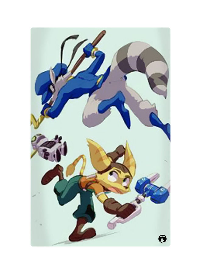 Printed Fridge Magnet Multicolour 8.5x0.4x5.5cm