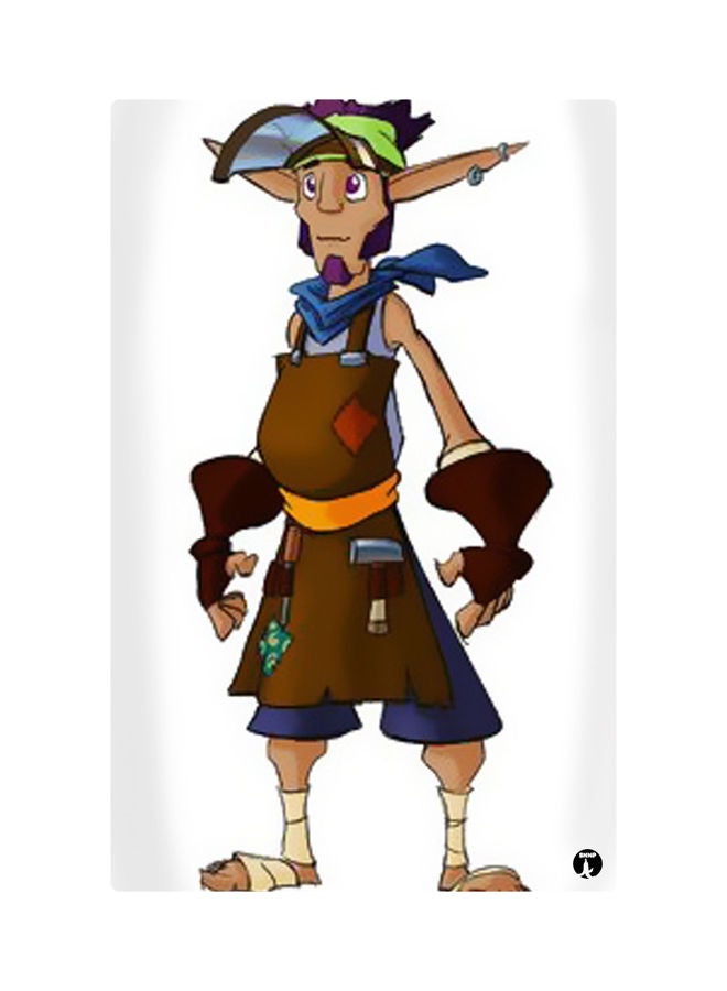 Printed Fridge Magnet Multicolour 8.5x0.4x5.5cm