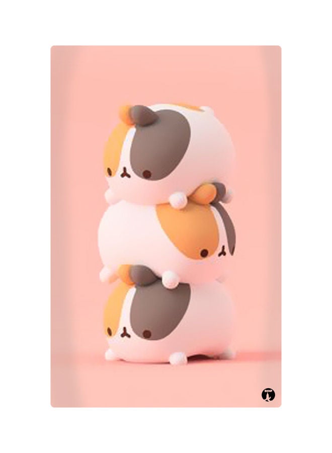 بي بي لوحات مغناطيسة للثلاجة بطبعة رسومات متعدد الألوان 8.5x0.4x5.5سم