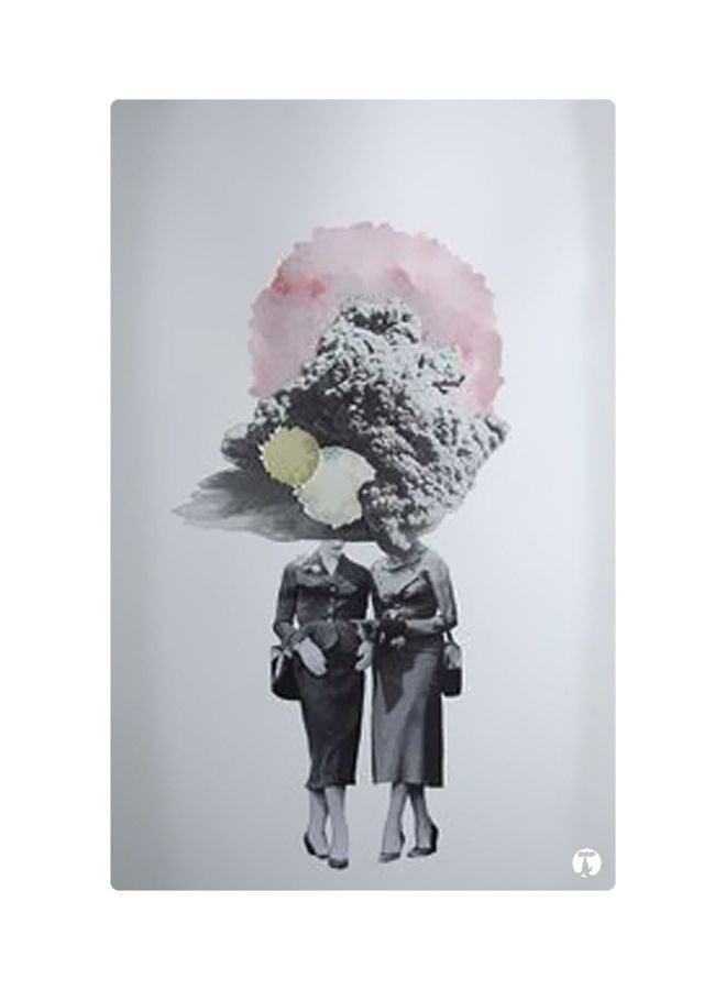 Printed Fridge Magnet Multicolour 8.5x0.4x5.5cm