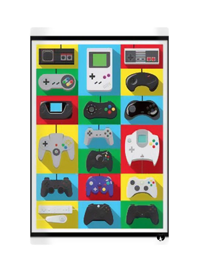 لوحات مغناطيسة للثلاجة بطبعة رسومات متعدد الألوان 8.5x0.4x5.5سم