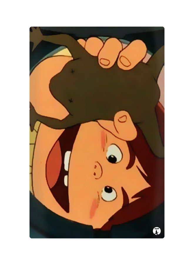 مغناطيس لتزيين الثلاجة مزين بطبعات وردي / بنفسجي / أصفر 8.5سم