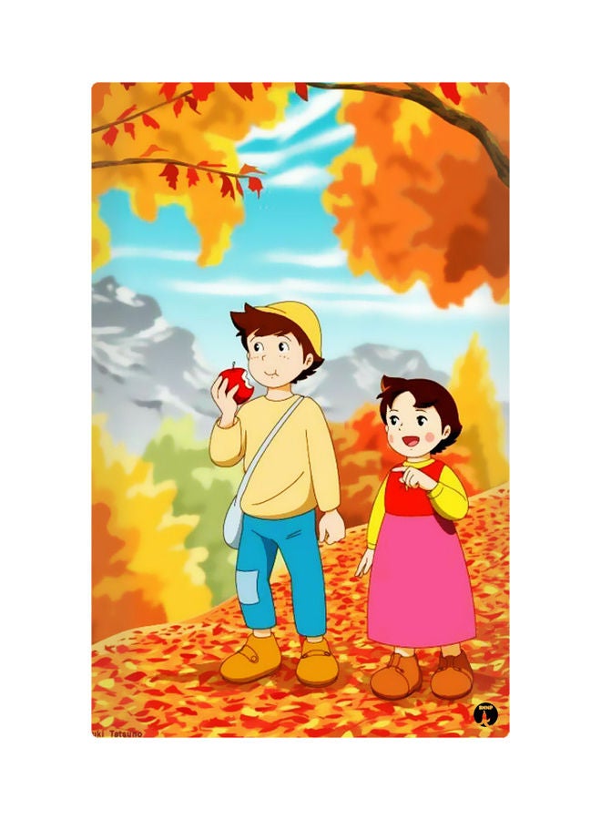 بي بي لوحات مغناطيسة للثلاجة بطبعة رسومات متعدد الألوان 8.5x0.4x5.5سم