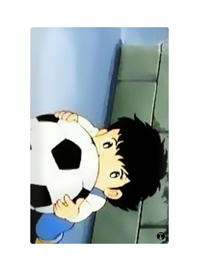 مغناطيس لتزيين الثلاجة مزين بطبعات وردي / بنفسجي / أصفر 8.5سم