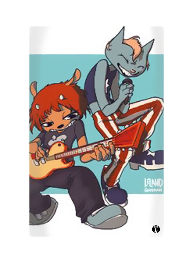 بي بي مغناطيس لتزيين الثلاجة مزين بطبعات وردي / بنفسجي / أصفر 8.5سم