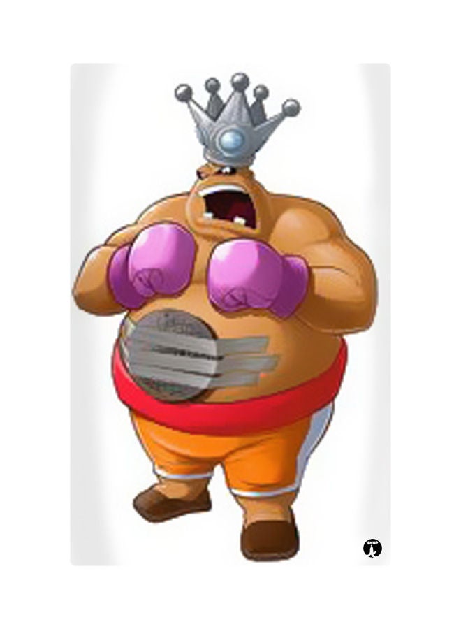 مغناطيس لتزيين الثلاجة مزين بطبعات وردي / بنفسجي / أصفر 8.5سم