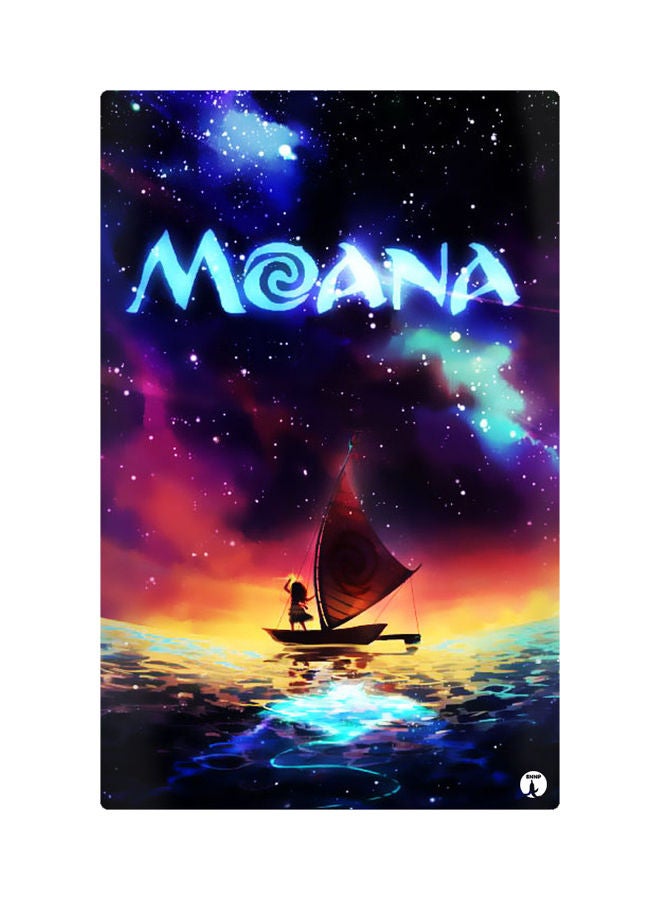 مغناطيس لتزيين الثلاجة مزين بطبعات وردي / بنفسجي / أصفر 8.5سم