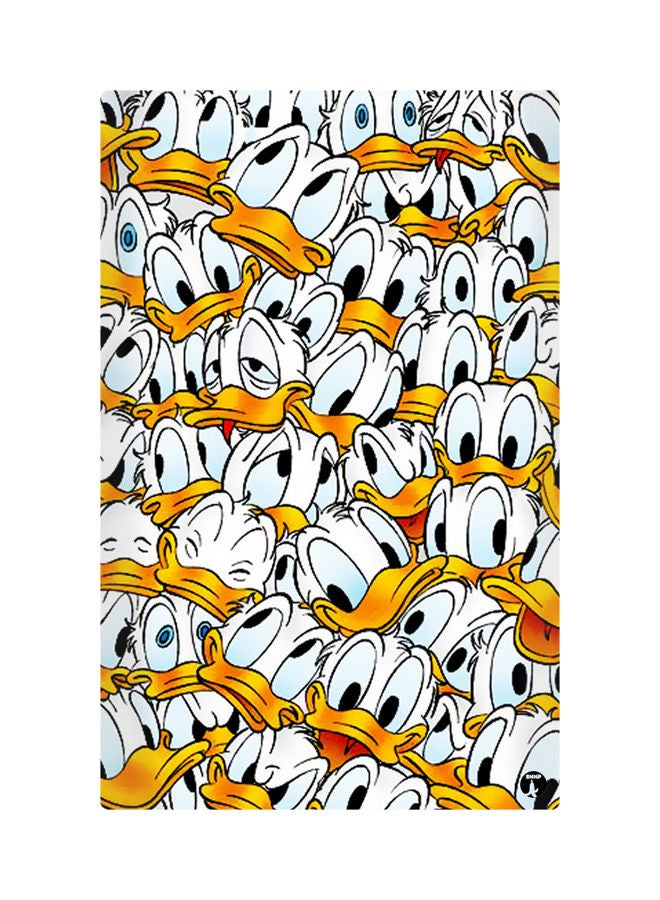 بي بي لوحات مغناطيسة للثلاجة بطبعة رسومات أبيض/ أصفر 8.5x0.4x5.5سم