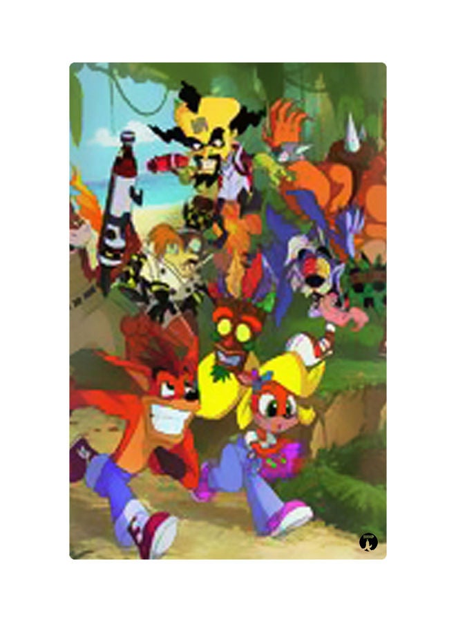 Printed Fridge Magnet Multicolour 8.5x0.4x5.5cm