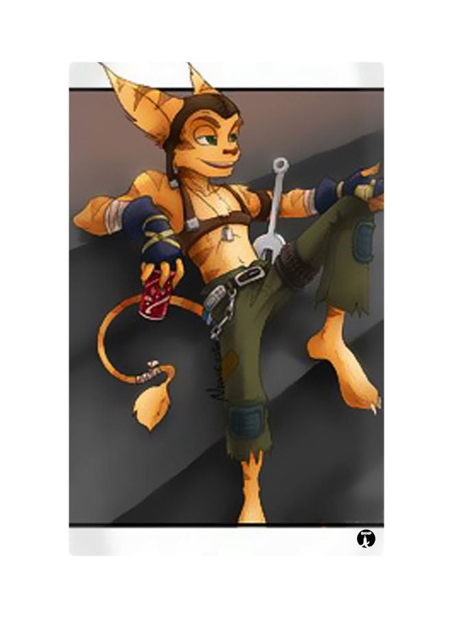 بي بي لوحات مغناطيسة للثلاجة بطبعة رسومات متعدد الألوان 8.5x0.4x5.5سم