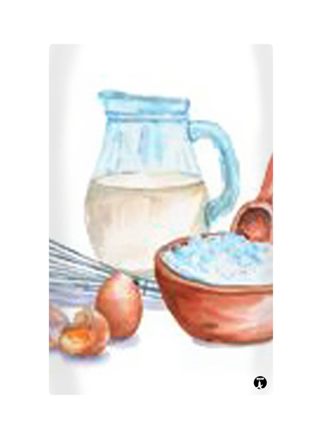 Printed Fridge Magnet Multicolour 8.5x0.4x5.5cm