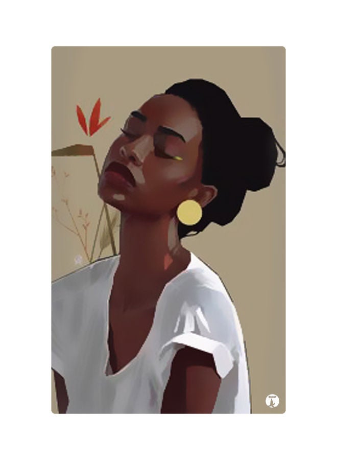 Printed Fridge Magnet Multicolour 8.5x0.4x5.5cm