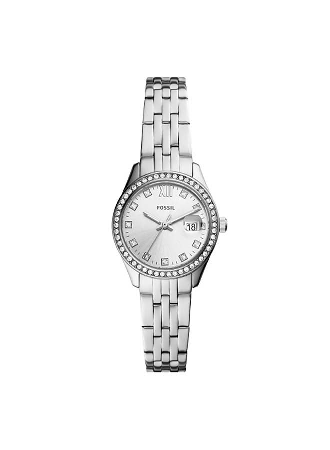 FOSSIL Women's Stainless Steel Analog Watch ES5039 - 28 mm - Silver  - Image 1