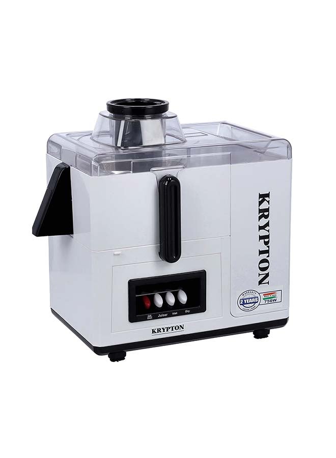 KRYPTON Portable 4 In 1 Mixer Grinder 750 W KNB6276 White  - Image 3