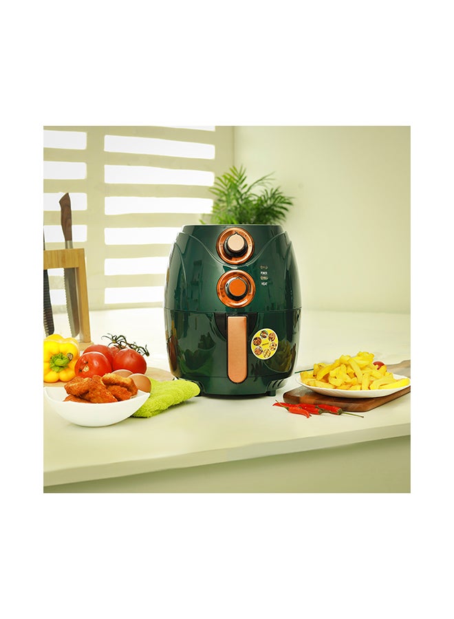 كريبتون - مقلاة هوائية بتقنية دوران عالية السرعة 2.5 L 1300 W KNAF6339 أسود - Image 1