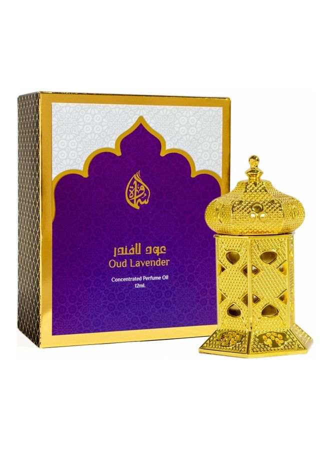 سماوة زيت عطري مركز برائحة العود واللافندر للجنسين 12ملليلتر