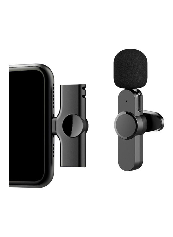 Wireless Lavalier Microphone Black - Image 3