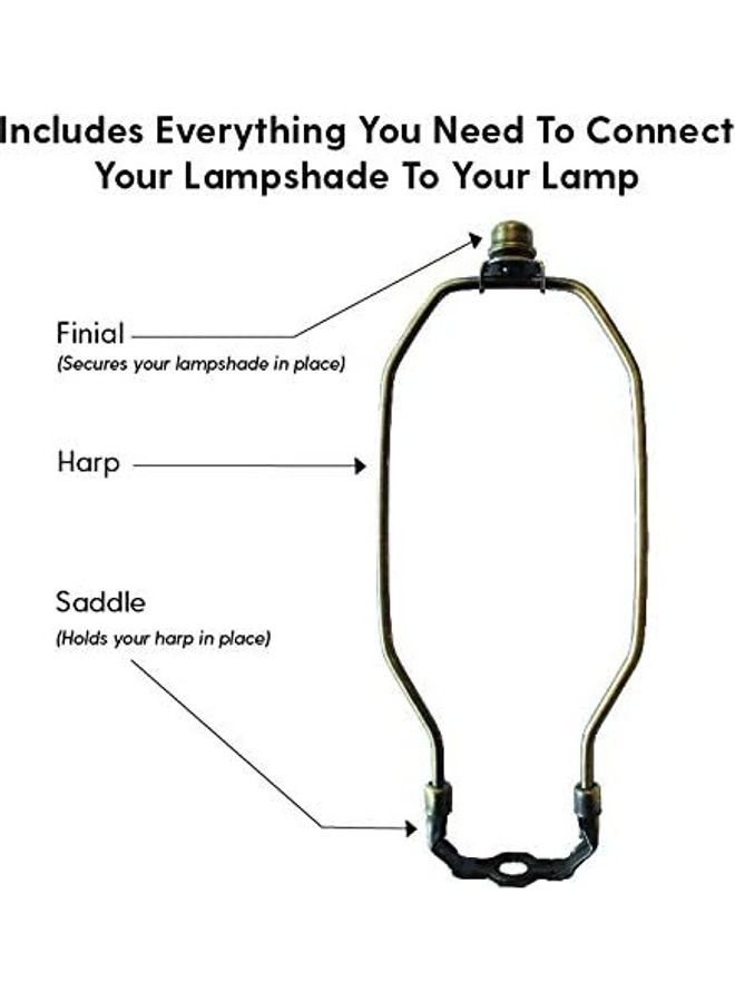 آي لايك ذات لامب - طقم حامل غطاء المصباح مكون من قطعتين ذهبي - Image 1