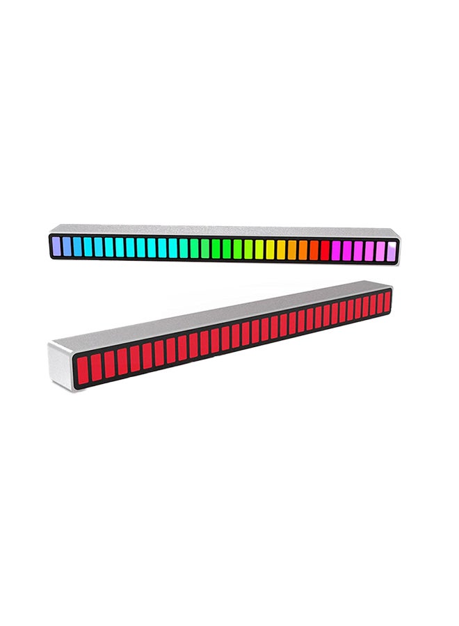 Generic RGB Activated Music Rhythm Lamp Bar Decorative Sound Control LED Ambient USB Light Strips Multicolour  - Image 1