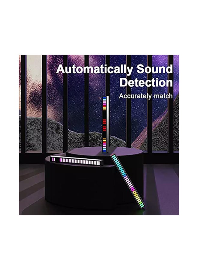Generic RGB Activated Music Rhythm Lamp Bar Decorative Sound Control LED Ambient USB Light Strips Multicolour  - Image 3