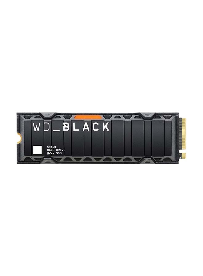 WD WD_BLACK SN850 NVMe  SSD with Heatsink (PCIe Gen4) (works with Playstation 5) 2 TB  - Image 1